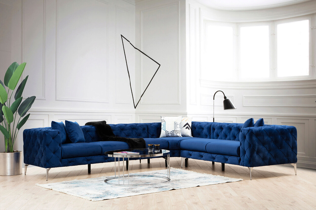 Coltar, Atelier del Sofa, 569HLN1316, Albastru navy Colțare